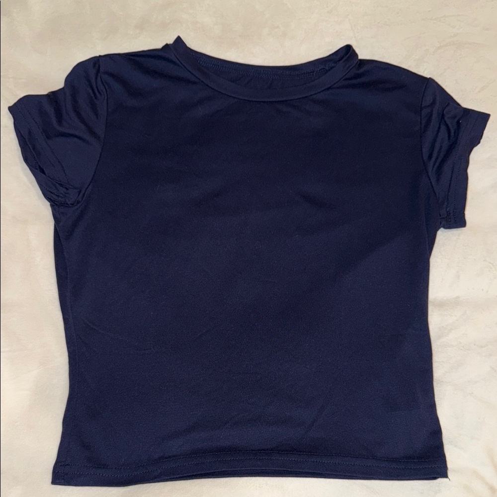Navy Women's Short Sleeve Tee